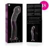 NEBULA SERIES BY IBIZA - MODELL 18 DILDO BOROSILIKATGLAS ROSA 18.5 CM -O- 3.5 CM