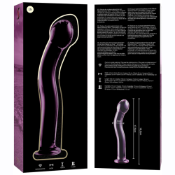 NEBULA SERIES BY IBIZA - MODELL 18 DILDO BOROSILIKATGLAS ROSA 18.5 CM -O- 3.5 CM