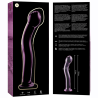 NEBULA SERIES BY IBIZA - MODELL 18 DILDO BOROSILIKATGLAS ROSA 18.5 CM -O- 3.5 CM