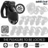 ADDICTED TOYS LOCKED - MINDNIGHT CELL PENIS CAGE GRÖSSE M