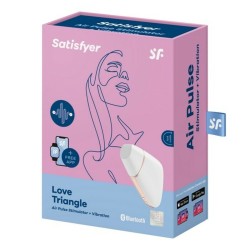 Klitoris-Sauger Love Triangle Air Pulse Satisfyer Schwarz
