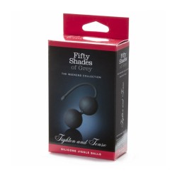 Orgasmusbälle Fifty Shades of Grey Tighten and Tense Silikon Schwarz