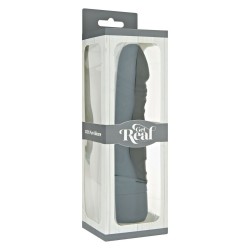 Klassischer Originalvibrator Schwarz Get Real by Toyjoy Schwarz Creme