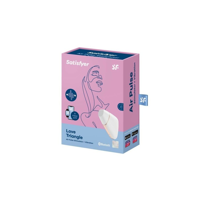 Klitoris-Sauger Satisfyer Love triangle Weiß