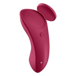 Massagegerät für Paare Satisfyer LITTLE SECRET WINE Rot