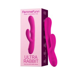 Dual Stimulationsvibrator FemmeFunn Ultra Rabbit Rosa