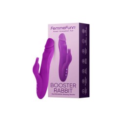 Dual Stimulationsvibrator FemmeFunn Booster Rabbit Lila