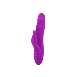 Dual Stimulationsvibrator FemmeFunn Booster Rabbit Lila