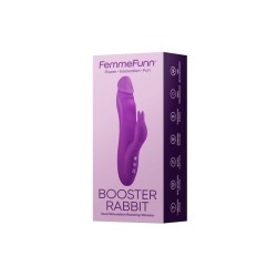 Dual Stimulationsvibrator FemmeFunn Booster Rabbit Lila