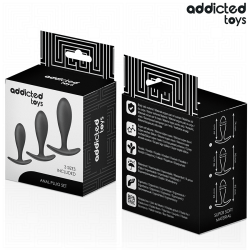 ADDICTED TOYS - 3ER-SET ANALPLUG MODELL 2