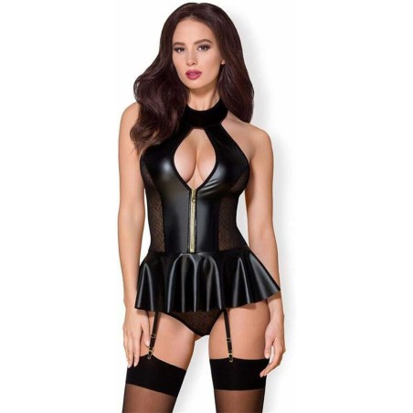 Corset Obsessive 859-COR-1 Schwarz L/XL