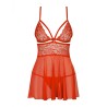 Babydoll Obsessive 838-BAB-3 Rot L/XL