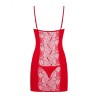 Babydoll Obsessive D605 Rot L/XL