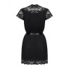 Kittel Obsessive PEIGNOIR Schwarz S/M