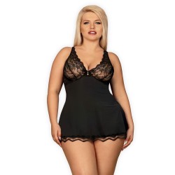 Babydoll Obsessive Luvae Schwarz XXL/XXXL