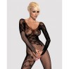 Bodystocking F210 (Einheitsgröße) Ganzkörperbody Obsessive F210 S/M/L Schwarz