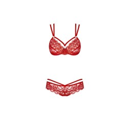 Unterwäsche-Set Obsessive 860 Rot S/M