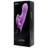 Dual Stimulationsvibrator Liebe Purpur