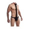 Tanga Mob Eroticwear Schwarz S/M