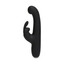 Slimline G-Spot Rabbit-Vibrator Happy Rabbit G-Spot Schwarz