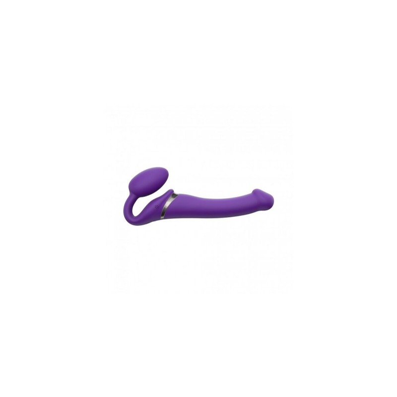 Double Penetration Stroker Masturbator mit doppelter Öffnung (Anus und Schamlippenform) Strap-on-me Purple Lila L