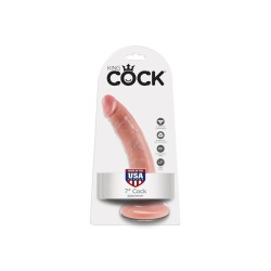 7 Inch Dildo hautfarben King Cock 12505