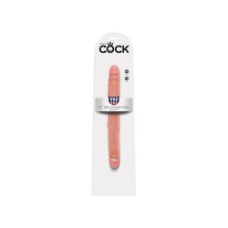 Doppelter 12 Inch Dildo hautfarben Slim King Cock 12547