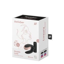 Massagegerät für Paare Satisfyer Double Love Schwarz