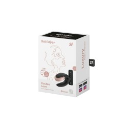 Massagegerät für Paare Satisfyer Double Love Schwarz