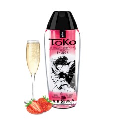 Toko Gleitmittel Erdbeere & Champagner Shunga 8407400 165 ml Erdbeere