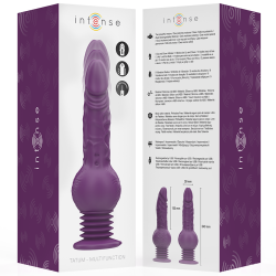 INTENSE - TATUM MULTIFUNKTIONSVIBRATOR MIT AUF- UND ABVIBRATION 24 CM LILA