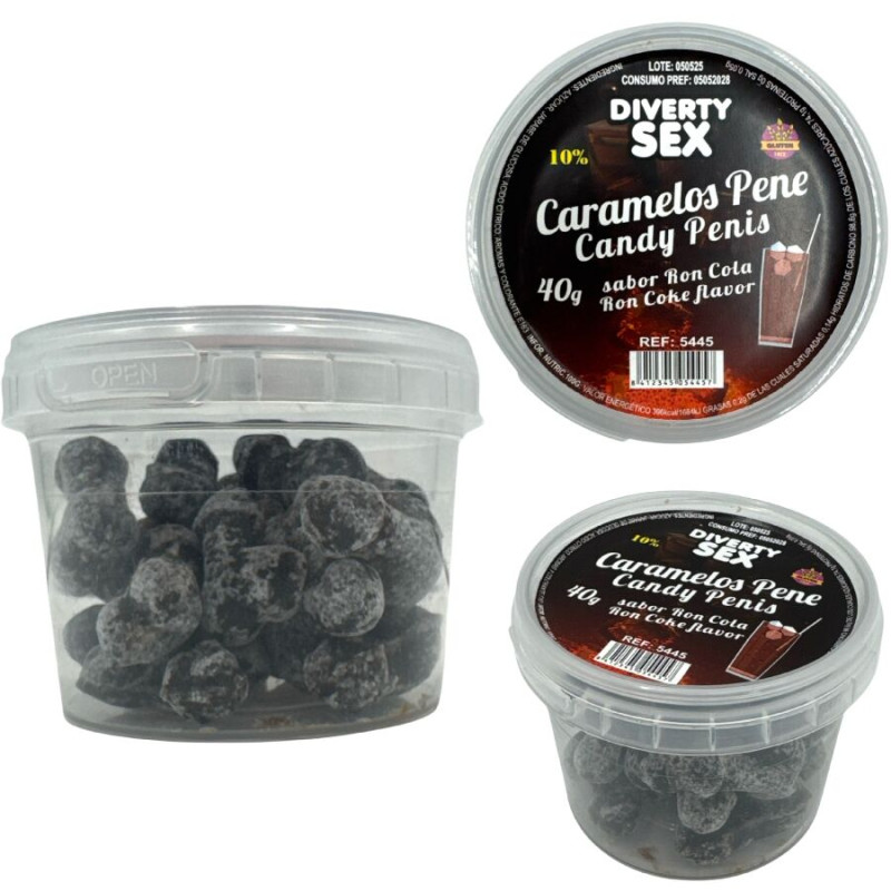 DIABLO PICANTE – 20 PENIS-SÜSSIGKEITEN MIT RON-COLA-AROMA
