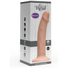 GET REAL - REALISTIC SILICONE VIBRATING DILDO CLEAR 19.5 CM