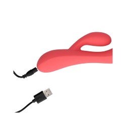 Dual Stimulationsvibrator Loveline Rot