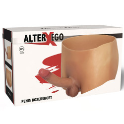 VERBORGENE BEGIERDE – ALTER EGO BOXERSHOT MIT 18 CM PENIS, GRÖSSE S/M