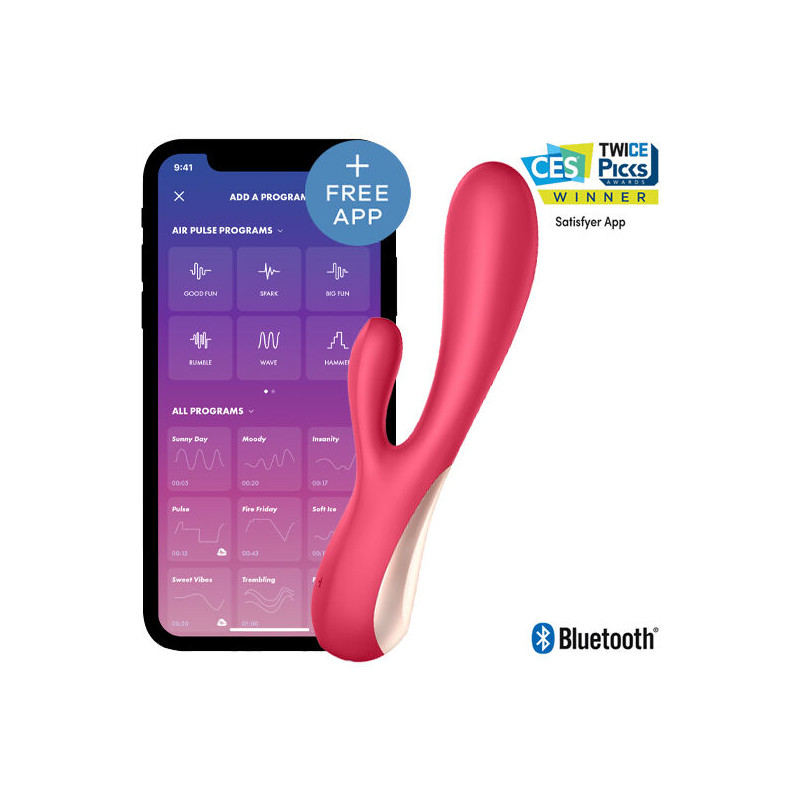 SATISFYER - MONO FLEX ROT MIT APP