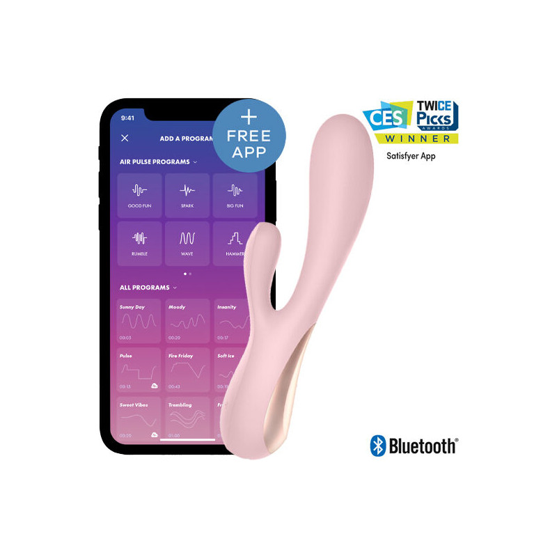 SATISFYER - MONO FLEX ROSA MIT APP
