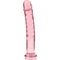 NEBULA SERIES BY IBIZA - MODELL 16 DILDO BOROSILIKATGLAS ROSA 18.5 CM -O- 3 CM