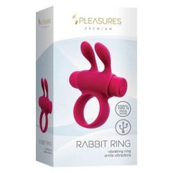 Penisringe S Pleasures Rabbit Rosa