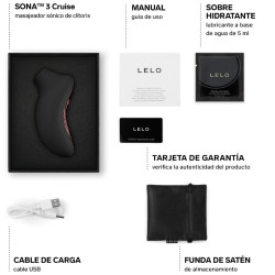 LELO - SONA 3 CRUISE SONIC KLITORALSAGER SCHWARZ