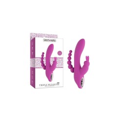 Dual Stimulationsvibrator VSCNOVELTY Lila