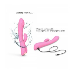 Dual Stimulationsvibrator Love to Love Rosa