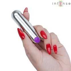 INTENSE - KAREN MINI WIEDERAUFLADBARER VIBRATIONSKUGEL SILBER