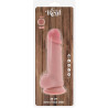 GET REAL - DELUXE REALISTIC PENIS WITH TESTICLES EXTRA THICK 28 CM