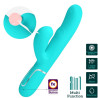 PRETTY LOVE - PERLITA MULTIFUNKTIONS-3-IN-1-G-PUNKT-VIBRATOR AQUA GRÜN