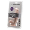 GET REAL - DILDO 12 CM MIT KUGELN VIBRATOR HAUT