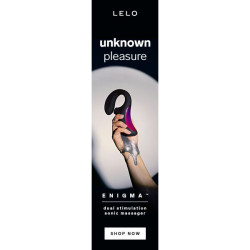 LELO - ENIGMA DOPPELSAUG-STIMULATIONSMASSAGER SCHWARZ