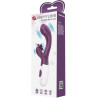 PRETTY LOVE - BUTTERFLY KISS RABBIT VIBRATOR & G-SPOT STIMULATOR LILA