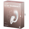 SATISFYER - G FOR GODDESS 1 RABBIT VIBRATOR WEISS