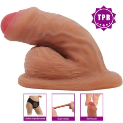 PRETTY LOVE - WARNELL ULTRA REALISTISCHER UND ELASTISCHER DILDO 9,5 CM MULATO
